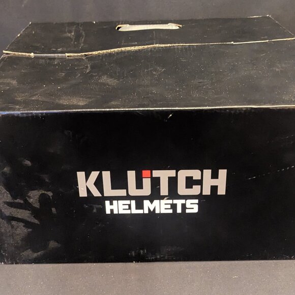 NEW Klutch K-10 Dot MATTE BLACK Motorcycle Helmet in size XL - Picture 2 of 8